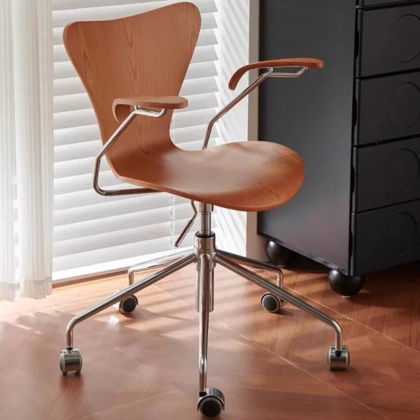 Used Office Chair, Nordic Style, Caster Computer Chair, Study Office , Single Designer Lounge Chair